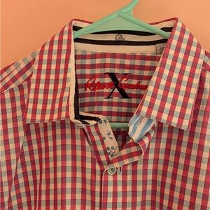 Robert Graham Knowledge Wisdom Truth Plaid Button Down Shirt - Size L